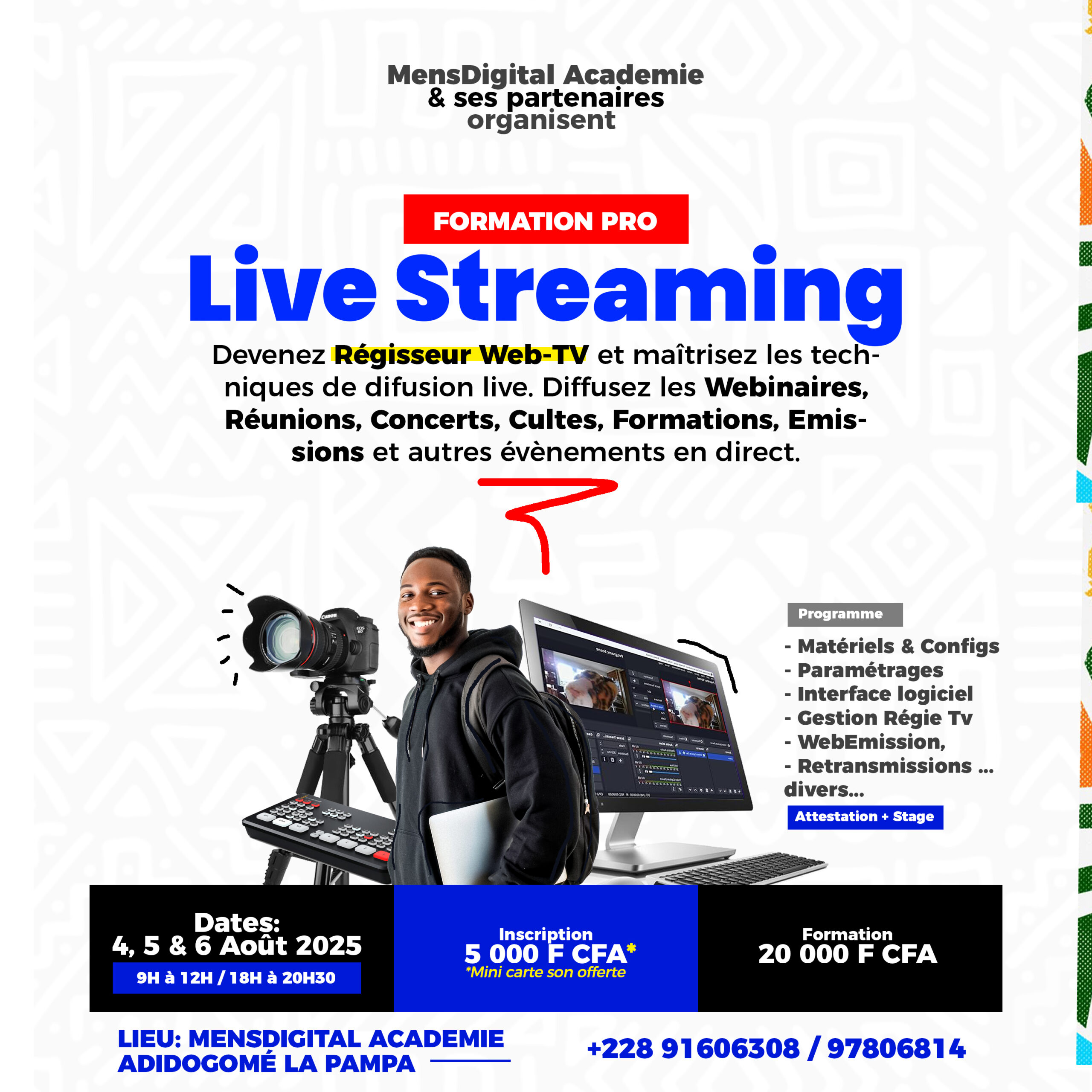 FORMATION LIVE STREAMING