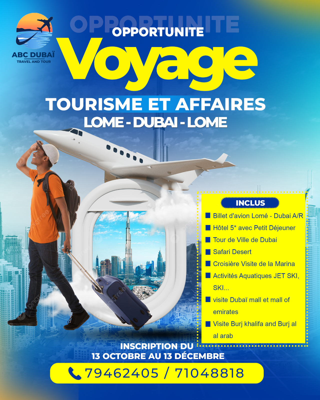 VOYAGE DE TOURISME ET AFFAIRES